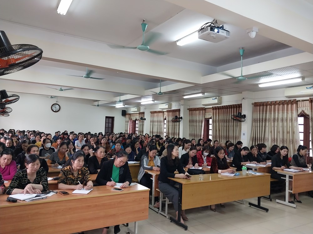 Hội LHPN thị xã Sơn Tây tập huấn Bồi dưỡng nghiệp vụ công tác Hội năm 2023 - 2
