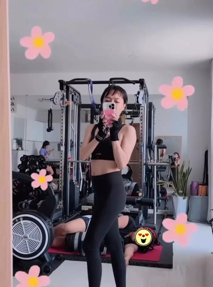 Vướng nghi vấn mang thai sau nửa năm cưới, Diệu Nhi nay khoe ảnh phòng tập, vòng 2 trở thành tâm điểm - 3