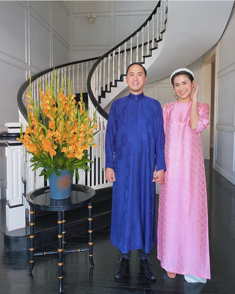 Đẳng cấp chọn áo dài qua từng năm của ngọc nữ Tăng Thanh Hà, nhìn màu sắc là biết Tết đến - 16