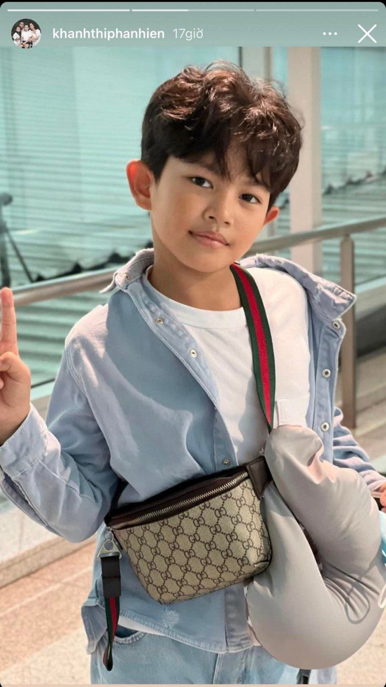 "Cậu mợ" nhà Khánh Thi - Phan Hiển "lên đồ" tại gia, sành điệu như fashionista nhí - 14