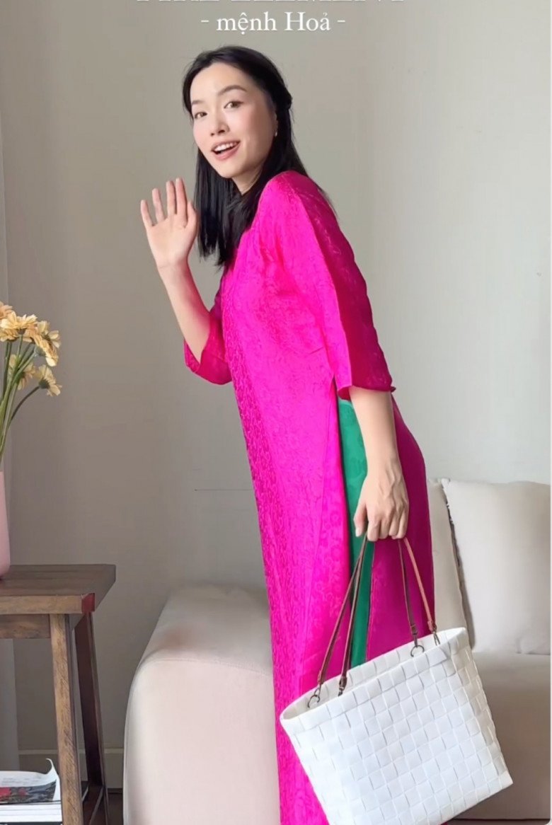 Bạn gái cơ trưởng trẻ nhất Việt Nam xúng xính hơn chục bộ áo dài đón Tết, vừa hợp mệnh vừa khéo tôn dáng - 10