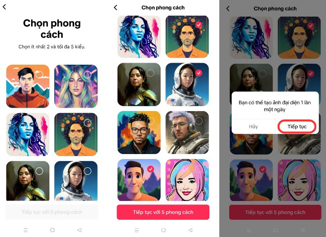 Cách “đu trend” tạo ảnh đại diện bằng AI trên Tik Tok - 4