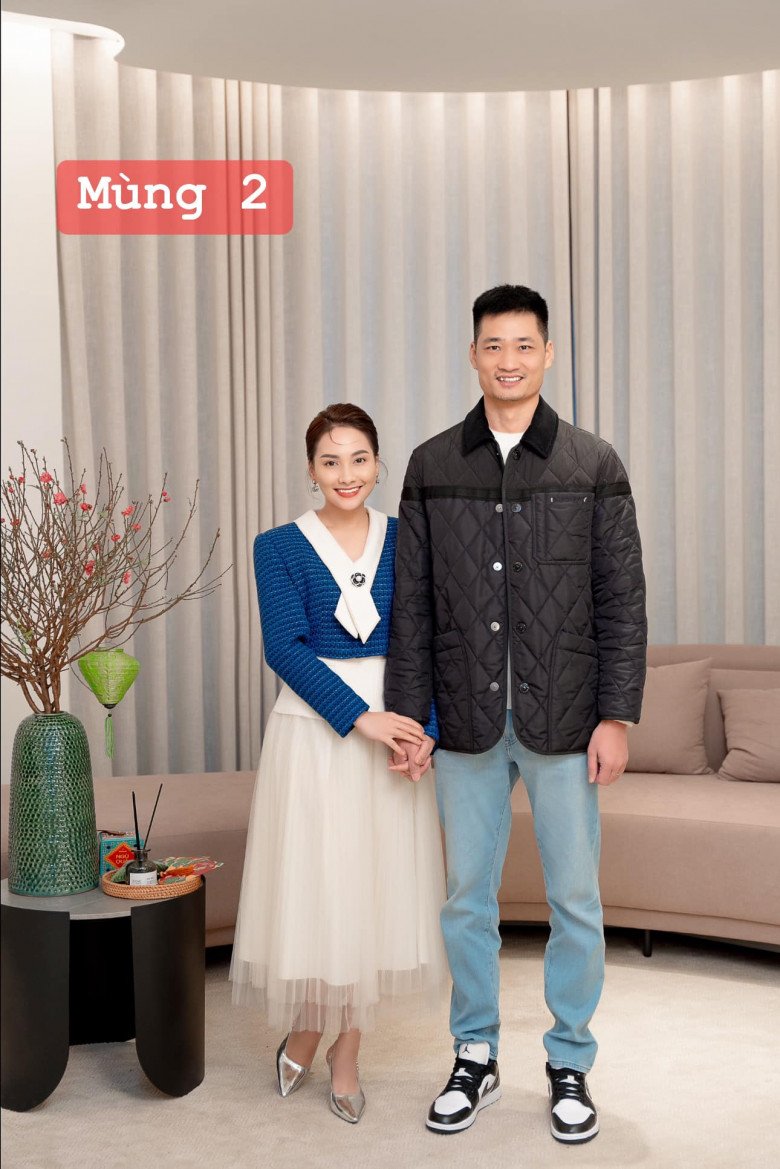 Bảo Thanh sau sinh tập 2 về dáng mi nhon, khoe đồ đón Tết bên chồng khiến CĐM phải bật cười - 2
