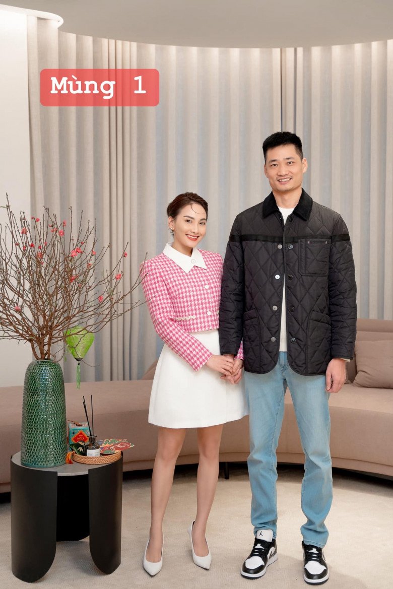 Bảo Thanh sau sinh tập 2 về dáng mi nhon, khoe đồ đón Tết bên chồng khiến CĐM phải bật cười - 1