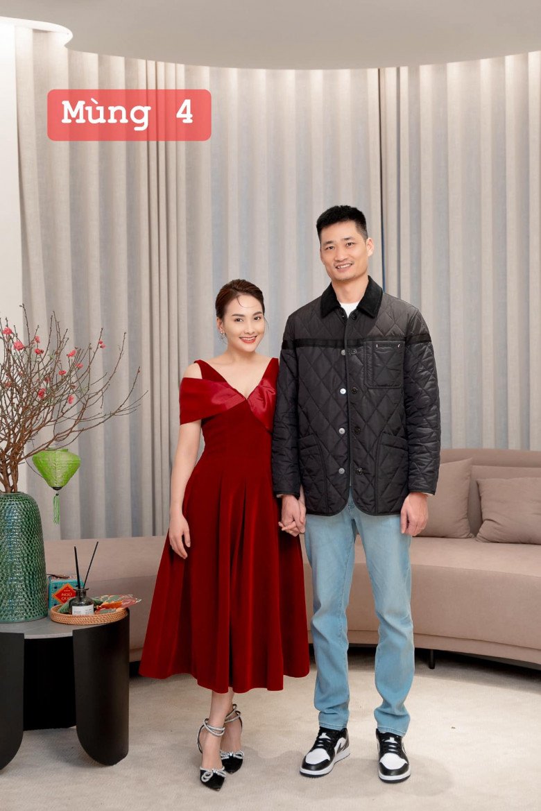 Bảo Thanh sau sinh tập 2 về dáng mi nhon, khoe đồ đón Tết bên chồng khiến CĐM phải bật cười - 4