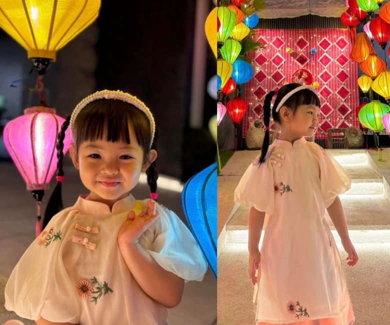Chưa đến giao thừa, dàn rich-kid nhà sao Việt đã nô nức diện áo dài đón Xuân, bé nào cũng xinh - 6