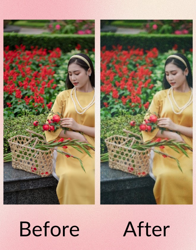 Làm mới bộ ảnh ngày Tết với bí kíp tạo dáng, chỉnh ảnh với phong cách xưa cũ - 11