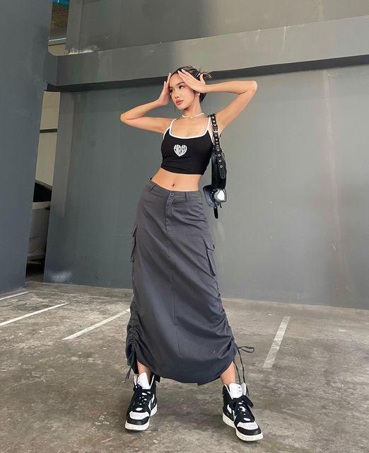 Dáng mũm mĩm, chị em mặc croptop theo 3 kiểu này khỏi lo lộ ngấn bụng - 8