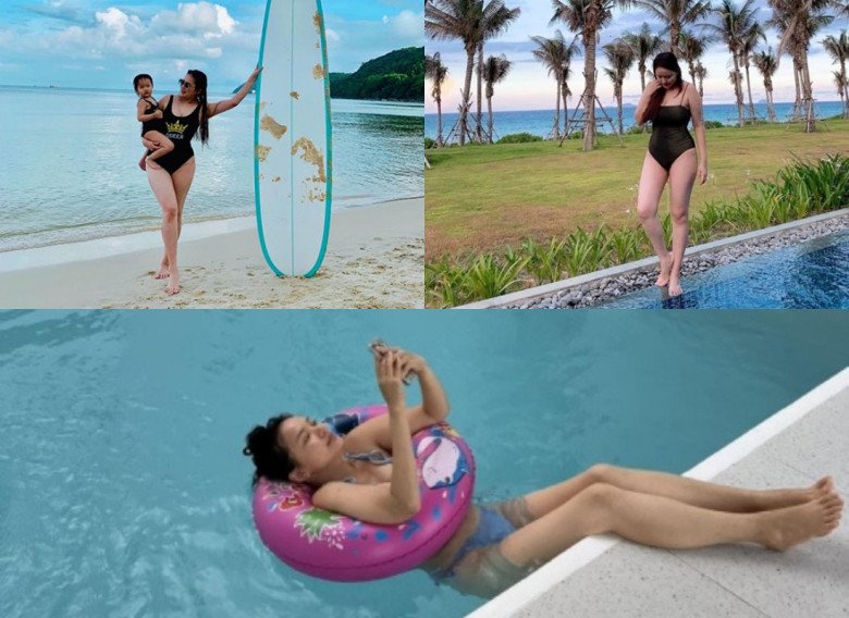Phan Như Thảo qua ống kính của chồng đại gia: Hết ngại mặc áo tắm, lộ &#34;đường cong Hoa hậu&#34; mỹ miều - 6
