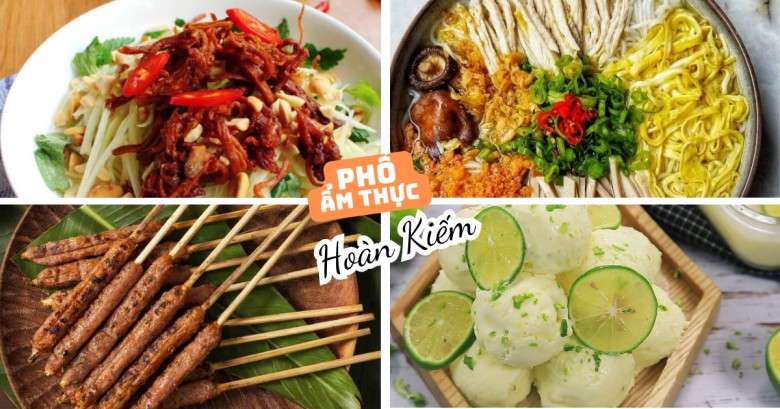 Phố ẩm thực quanh hồ Hoàn Kiếm không thiếu món ăn ngon, từ bánh mì, nem chua nướng đến kem chanh mát lạnh - 1
