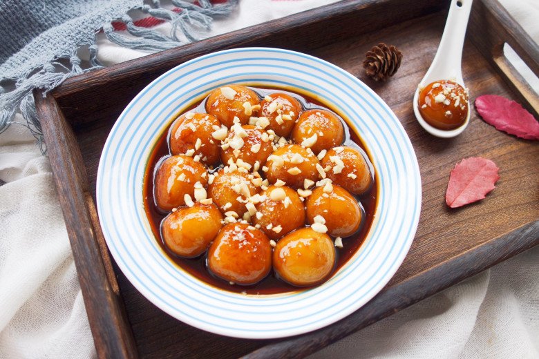 Cách làm bánh nếp chay rim đường dẻo ngon, thơm ngào ngạt cúng Rằm tháng Giêng - 9