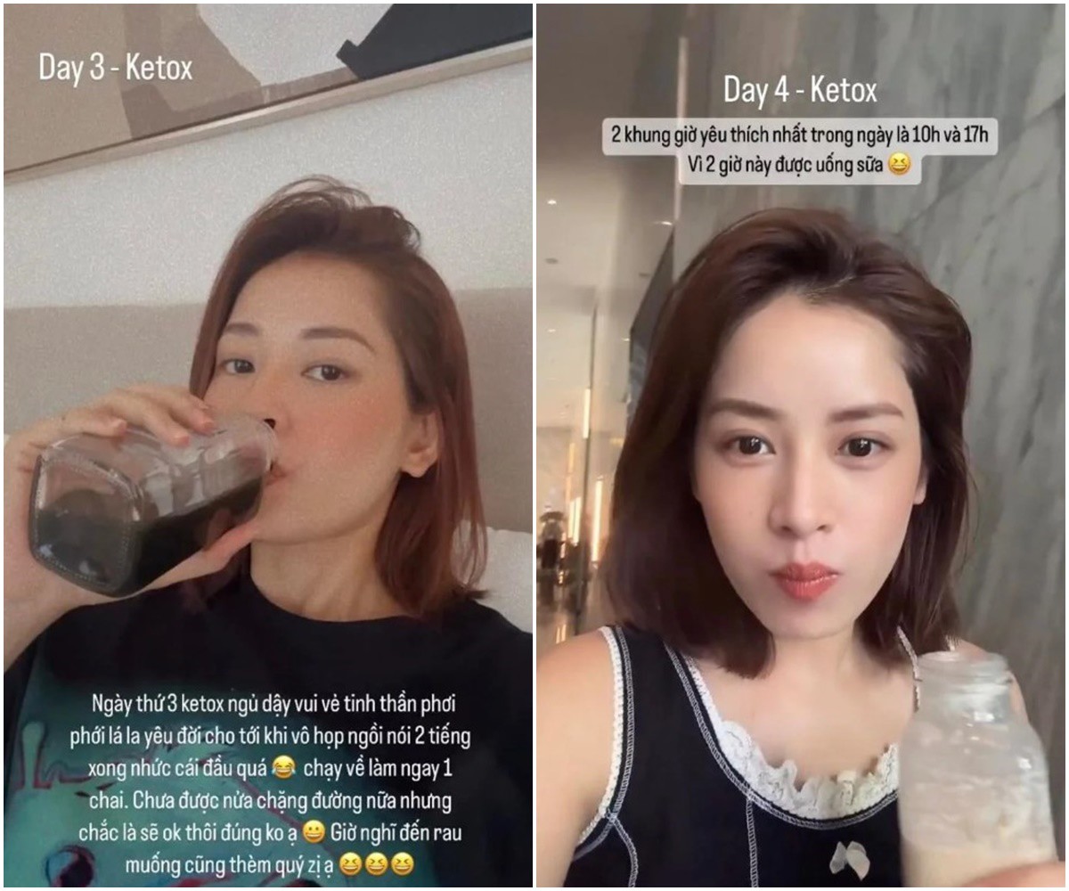 Đỗ Mỹ Linh chỉ uống nước để ép kí, dũng cảm để mặt mộc than vãn: &#34;Không biết có trụ nổi không&#34; - 5