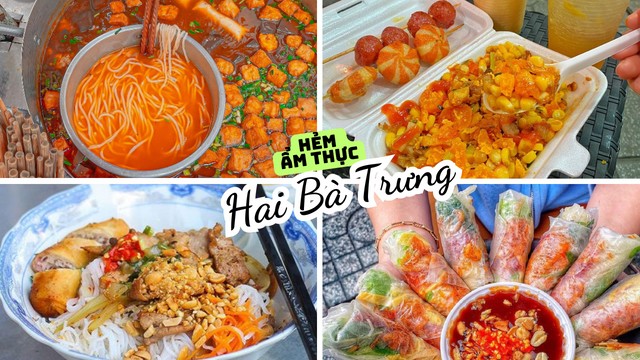 Phố ẩm thực Hai Bà Trưng lúc nào cũng đông đúc, bắp xào trứng muối béo ngậy chỉ 25.000 đồng - 1