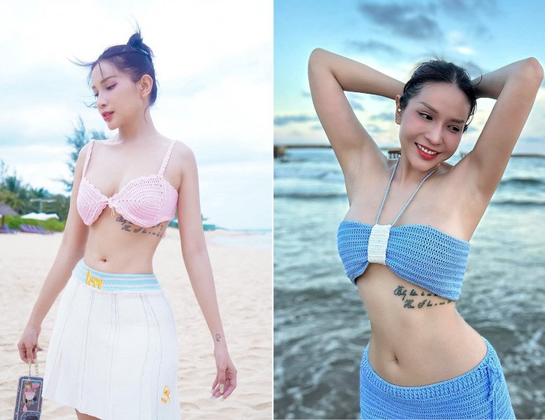 Mỹ nhân làng hài có vòng 1 đẹp nhất mê diện đồ mát mẻ, khoe hình xăm ở vị trí hiểm hóc - 6