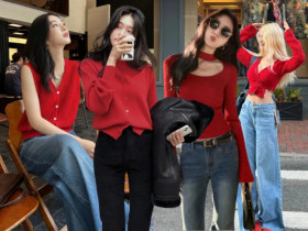 4 món đồ màu đỏ phối cùng quần jeans sành điệu dành cho các nàng cá tính, tự tin mặc đẹp khai xuân 