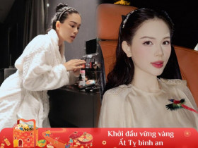 Ba kiểu tóc đẹp thanh lịch của con dâu "vua hàng hiệu Việt" phù hợp cho ngày Tết 2025