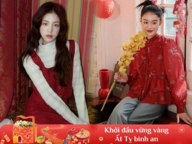 Mùng 1 Tết mặc đồ màu đỏ, nhưng phối với màu gì để không sến mà vẫn nổi bần bật, hút may mắn?