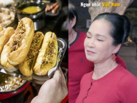 Hàng bánh mì Nam Định được “mẹ chồng khó tính” Lan Hương khen ngon nhất Việt Nam, giá rẻ bất ngờ, khách xếp hàng cả tiếng  