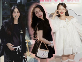 3 mẹ bầu sành điệu của Vbiz: Người chuyển sang đồ rộng rãi, người bụng vượt mặt vẫn mê khoe body