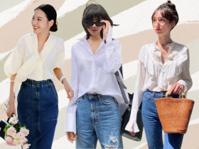 3 kiểu áo sơ mi trắng là items “đinh” chị em 30+ phải có, 10 năm mặc không lỗi thời