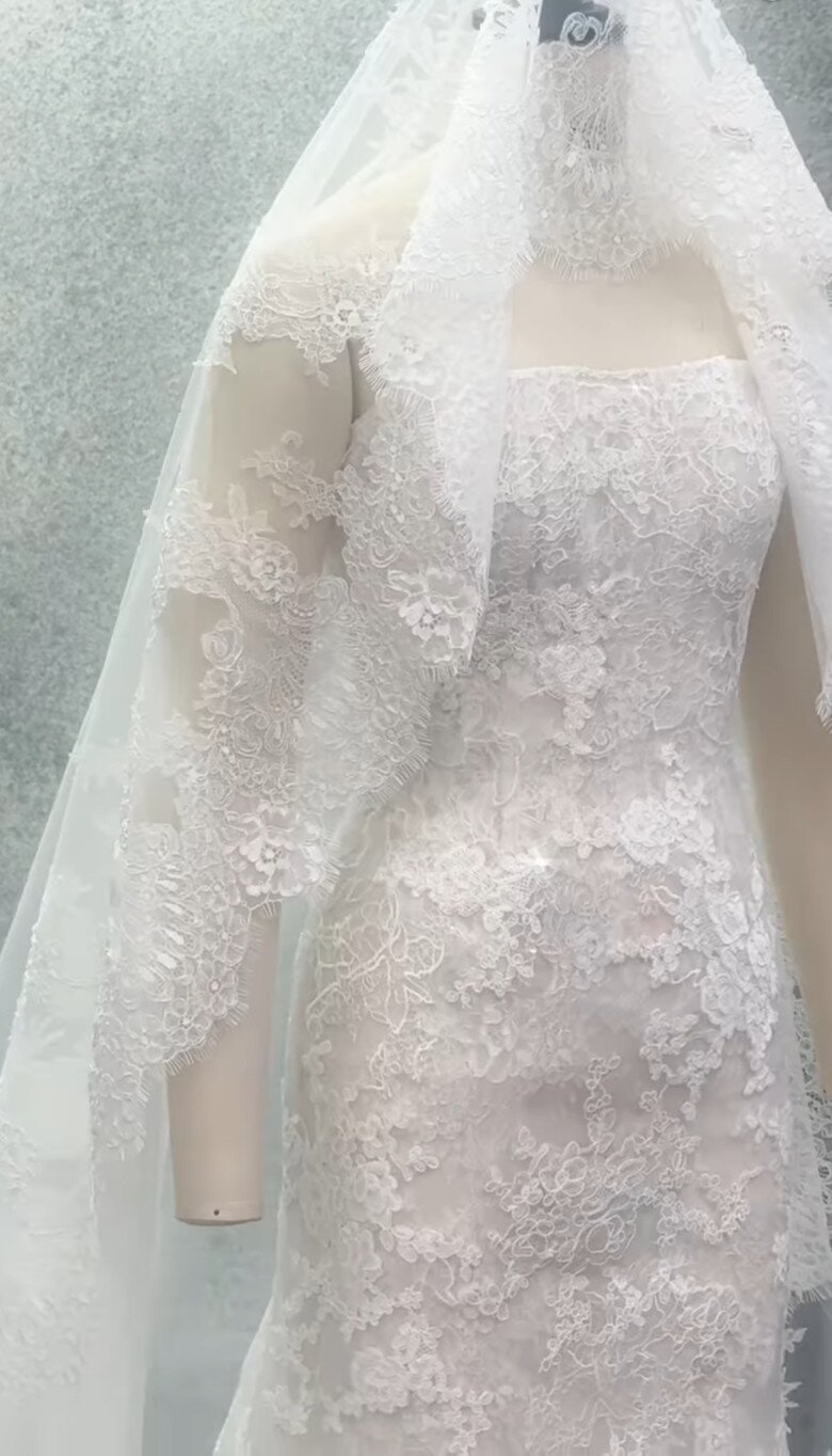 &#34;Bản sao Tăng Thanh Hà&#34; diện váy cưới sang như công nương bên chồng cơ trưởng - 10