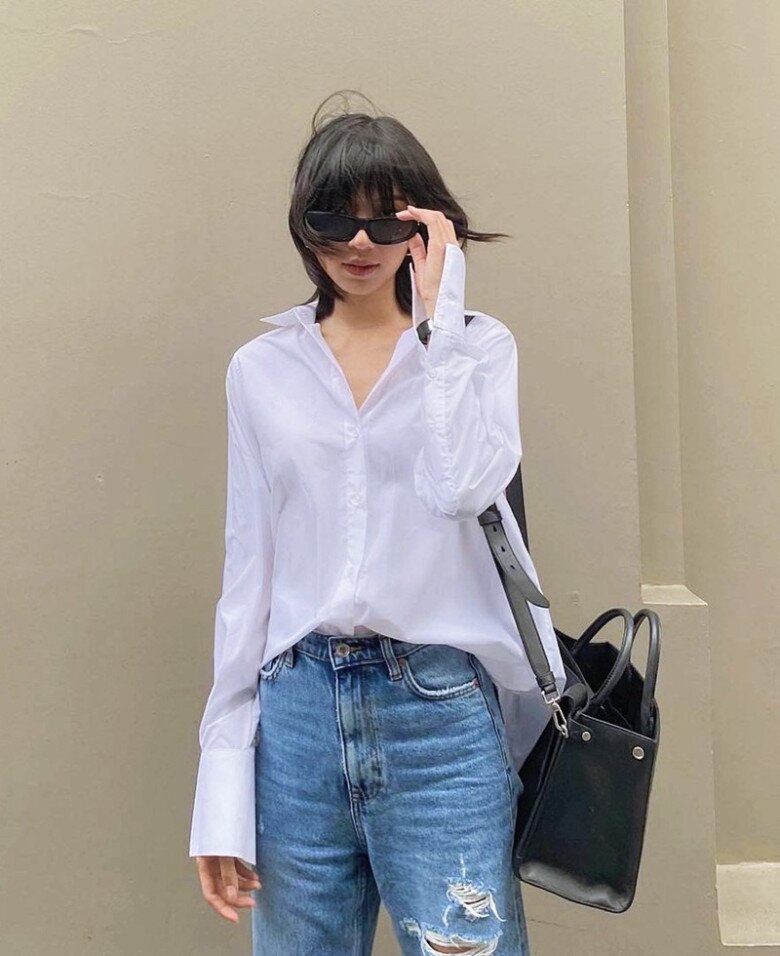 3 kiểu áo sơ mi trắng là items “đinh” chị em 30+ phải có, 10 năm mặc không lỗi thời - 9