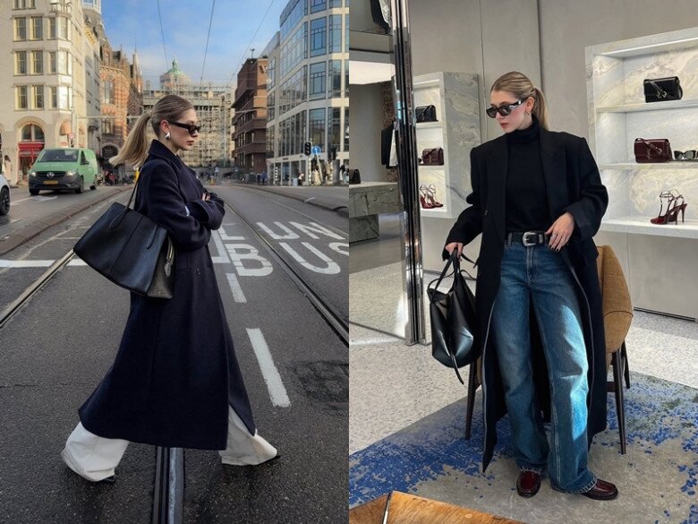 Mặc đồ tối màu đi làm sao cho đẹp? Tham khảo 10 outfit &#34;ruột&#34; của blogger thời trang lên đồ sang như minh tinh - 1