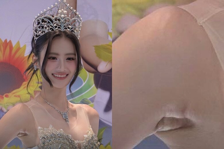 Hoa hậu Ý Nhi xinh như tiên tử trong ngày thông báo dừng học đi thi Miss World, CĐM săm soi một vết tích - 3