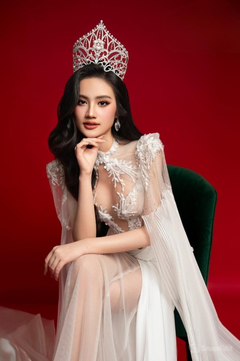 Hoa hậu Ý Nhi xinh như tiên tử trong ngày thông báo dừng học đi thi Miss World, CĐM săm soi một vết tích - 8