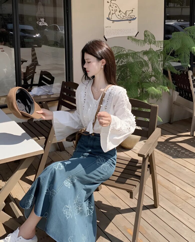 4 kiểu váy kết hợp với áo sơ mi vào mùa xuân, chị em dáng người nào mặc cũng đẹp làm bạn bè phải ghen tỵ - 10