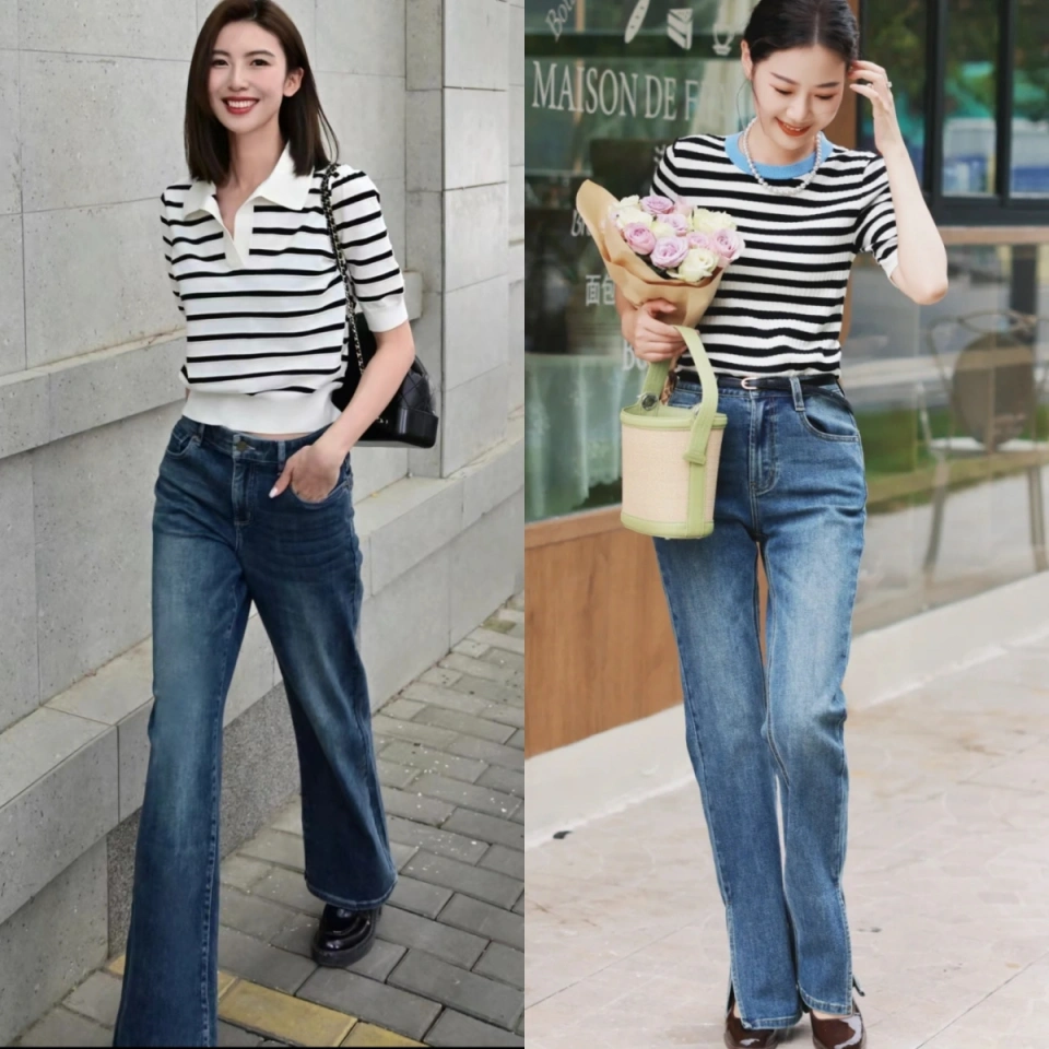 Quần jeans ống loe đang &#34;hot&#34; không kém quần ống rộng và 3 cách mặc sành điệu, siêu tôn dáng - 16