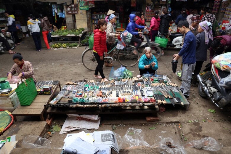 Chợ quê hiếm hoi giữa lòng Thủ đô chỉ họp vào dịp Tết, đến đây như lạc vào chợ làng 30 năm trước - 4