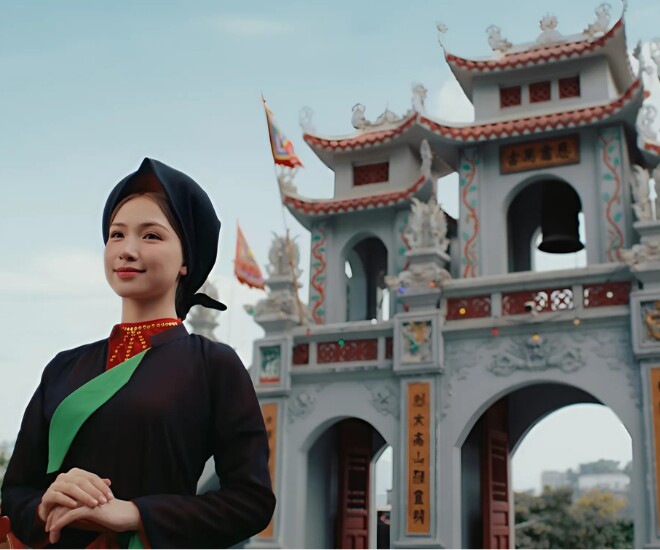 Khám phá ngôi đền cực đẹp trong MV &#34;Bắc Bling&#34; của Hòa Minzy: Xây dựng từ thời Lý, gắn liền với lễ hội &#34;vay tiền&#34; đầu năm - 1