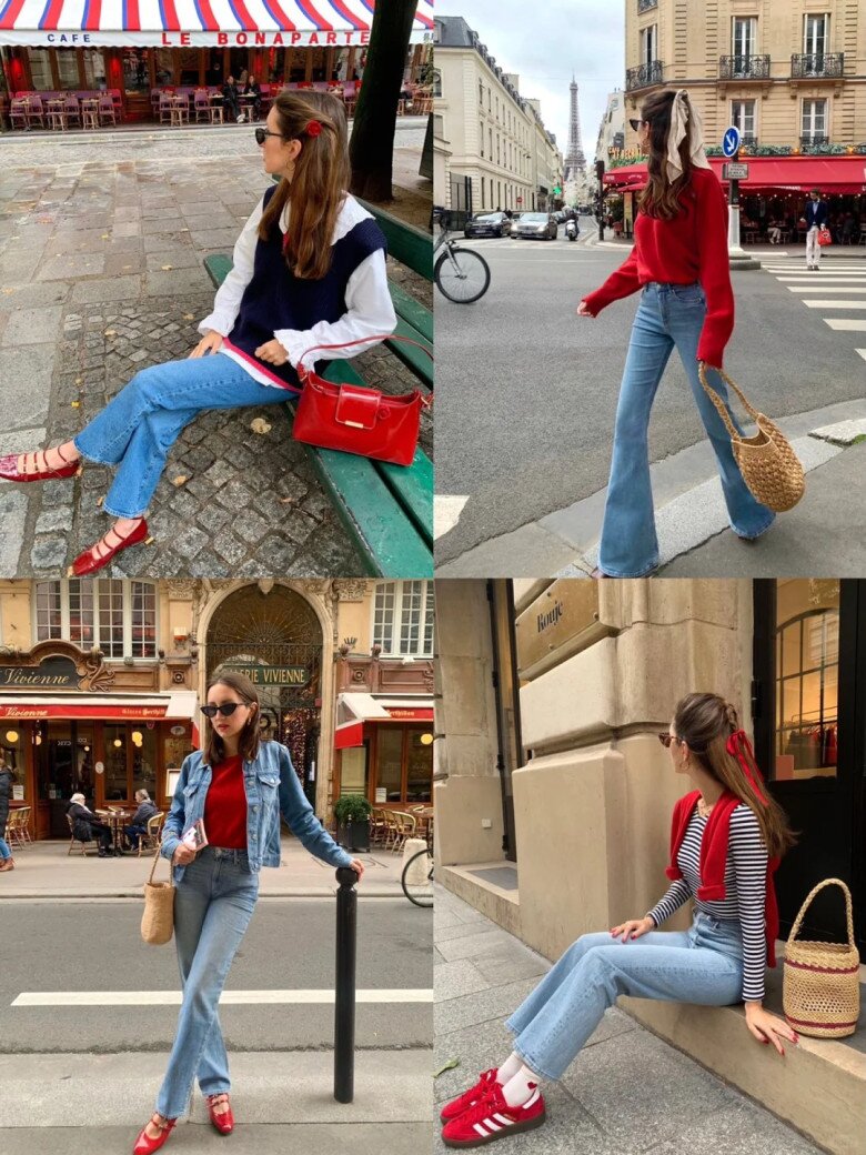 4 món đồ màu đỏ phối cùng quần jeans sành điệu dành cho các nàng cá tính, tự tin mặc đẹp khai xuân  - 2