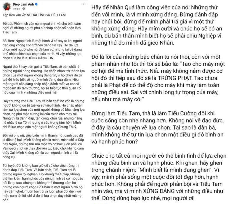 Giữa lúc Diệp Lâm Anh nói về &#34;ngoại tình và tiểu tam&#34;, thiếu gia Nghiêm Đức lộ ảnh phong độ bên cạnh nàng hậu 2K1 - 2