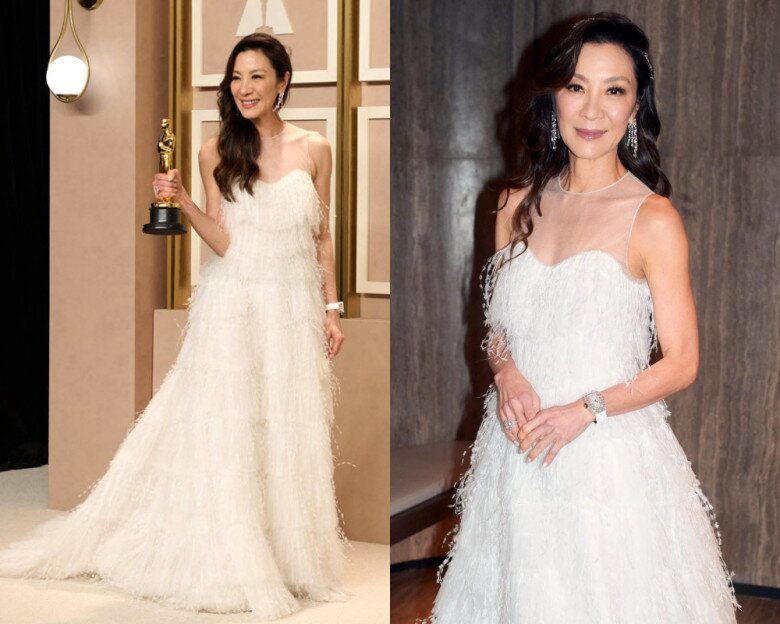Những người phụ nữ đoạt giải Oscar mặc trang phục gì? Sử dụng váy áo của thương hiệu này có cơ hội giành giải - 9