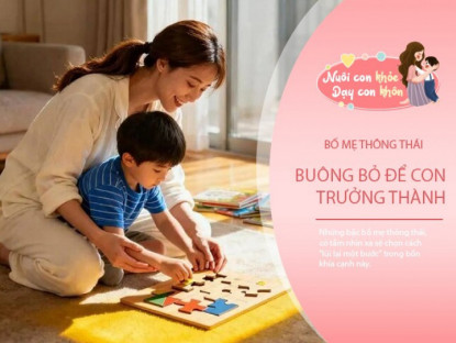 Bố mẹ có tầm nhìn xa sẽ chọn cách "lùi lại" trong 4 điều, để con học cách trưởng thành