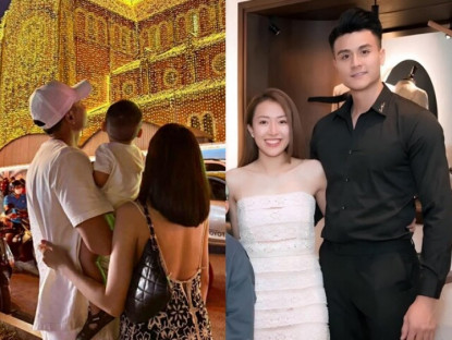Sao Việt 24h: Siêu mẫu Vĩnh Thụy lần đầu công khai ảnh con đầu lòng với vợ tiểu thư trong thời khắc chuyển giao năm mới