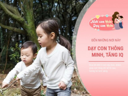 Địa điểm này âm thầm nuôi dưỡng chỉ số IQ và EQ, bố mẹ nên đưa con đến chơi thường xuyên