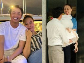 Đàm Thu Trang tình cảm nói cảm ơn chồng, Cường Đô La thấy ngỡ ngàng tưởng vợ bị mất điện thoại