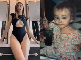 Hot girl cao 1m76 "xinh từ bé", có cơ bụng số 11 cực phẩm, mặc nhỏ xíu trưng trổ vòng một khiến netizen "đỏ mặt"