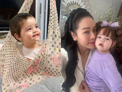 Con gái Nhật Kim Anh có kiểu tóc tém cá tính sau thời gian bị cạo trọc đầu, đôi mi cong vút như búp bê Tây