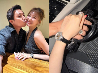 Hari Won nói cảm ơn sau 10 năm yêu Trấn Thành, cứ "gia hạn hợp đồng" là khoe nhẫn kim cương khổng lồ