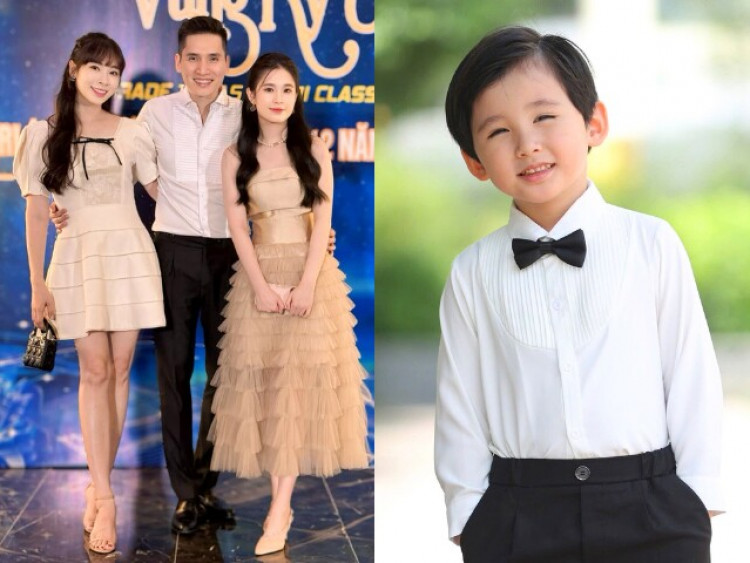 Vợ hot girl của BTV Quốc Khánh khoe cảnh nhà đông con: Ái nữ xinh miễn bàn, quý tử tuấn tú như búp bê