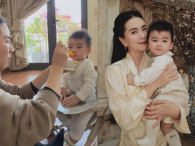 MC Mai Ngọc "áp lực" khi phục vụ quý tử từng bữa, "thiếu gia Bắc Ninh" háu ăn bảo sao phát triển vượt trội