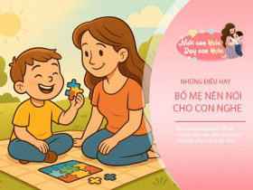 3 câu nói giản dị của bố mẹ, nhưng nuôi dưỡng trẻ có cả một tuổi thơ an lành