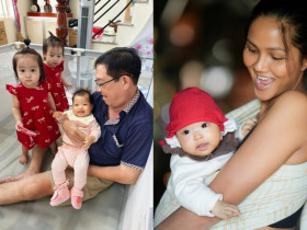 Sao Việt 24h: Bố chồng H'Hen Niê cưng chiều cháu nội, em bé Ê Đê 4 tháng tuổi đã có "siêu xe"