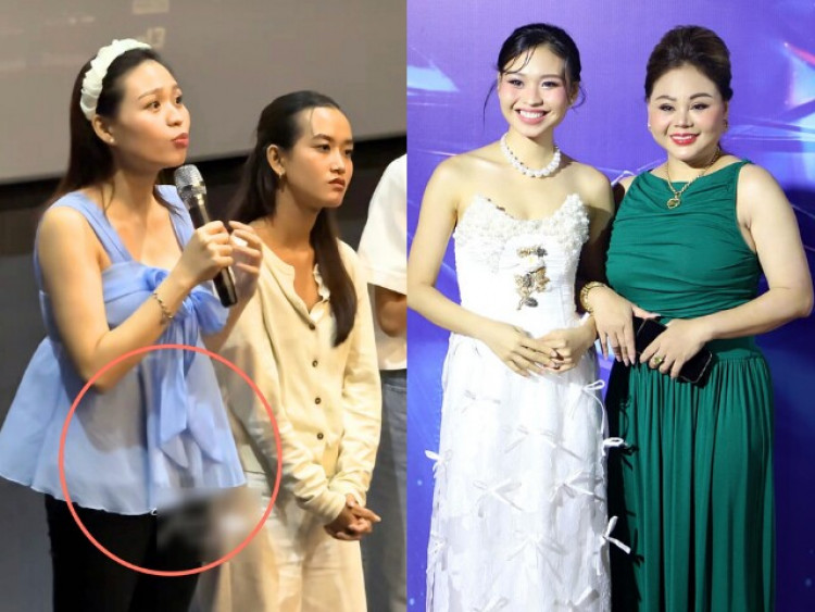 Con gái Lê Giang lộ bụng bầu với bạn trai gia thế "khủng", dân tình nhìn xong đoán luôn "chắc cỡ 5 tháng rồi"