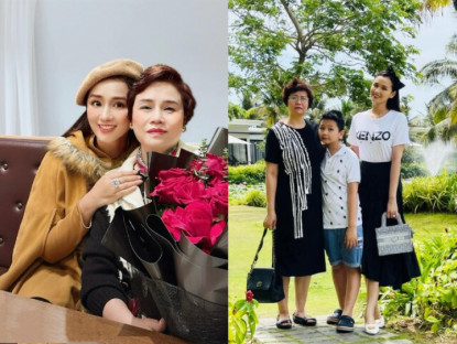 Mẹ ruột "nữ diễn viên giàu nhất miền Bắc" là Hoa khôi đẹp nức tiếng Hà thành, tuổi xế chiều sống sung túc bên con gái