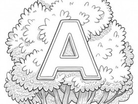 Tranh tô màu 20 chữ cái, cách trẻ mầm non làm quen với mặt chữ bằng màu sắc, trải nghiệm niềm vui học tập